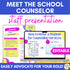 Meet the School Counselor Presentation for Staff | Editable Slides and Handout