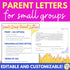 School Counseling Group Parent Letters + Permission Slips