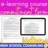 High School Counseling E-Learning Course Commitment Form- High School Counselors