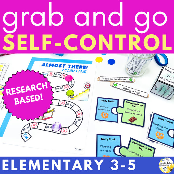 Self-Control Coping Skills Activities for Elementary