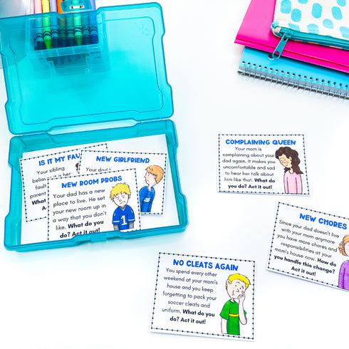 Divorce School Counseling Small Group - 5 Week ASCA & CASEL Aligned Small Group