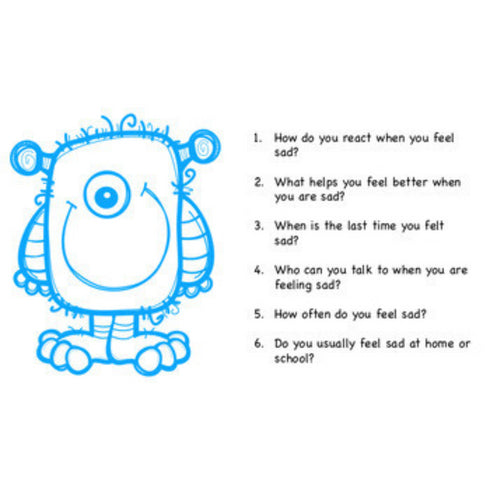 Feelings Game Monster Feelings School Counseling Game