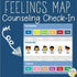 Feelings Map Counseling Check in Activity Daily Feelings Check