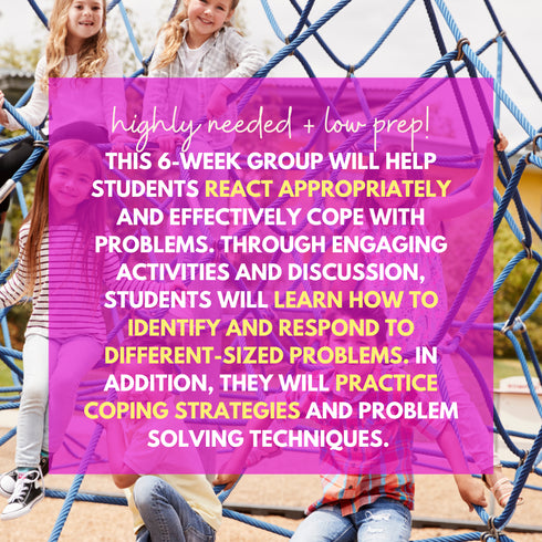 Size of the Problem School Counseling Group - Size of the Problem Activities