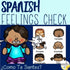 Spanish Feelings Check + Editable Digital Version