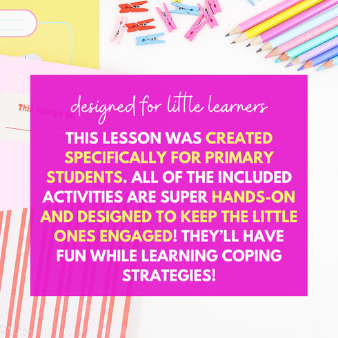 50% OFF for 48 HRS Coping Skills Activities & Lesson - Coping Skills Worksheets