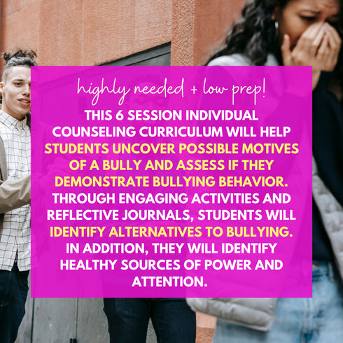 Bullying Prevention & Cyberbullying- Middle School Counseling