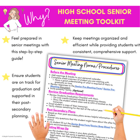 High School Senior Meeting Toolkit - Tools for High School Counselors