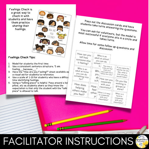 Morning Meeting Discussion Cards