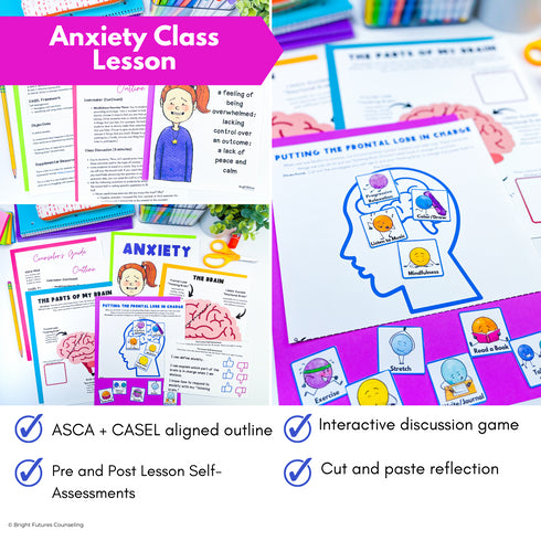 Anxiety 3 Tier Curriculum-Comprehensive Research-Based School Counseling Program