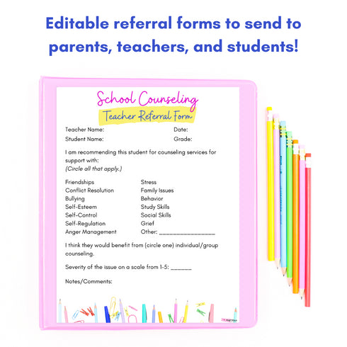 School Counseling Open House Toolkit & Meet the Counselor Back to School Night