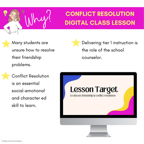 Conflict Resolution Activities and Lesson - Friendship Activities Digital Lesson