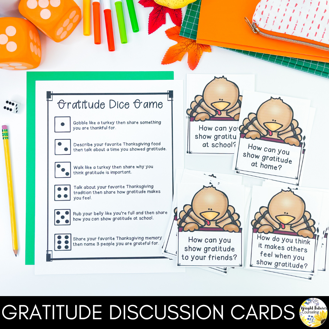 School Counseling Thanksgiving Bundle + Digital Activities for Distanc