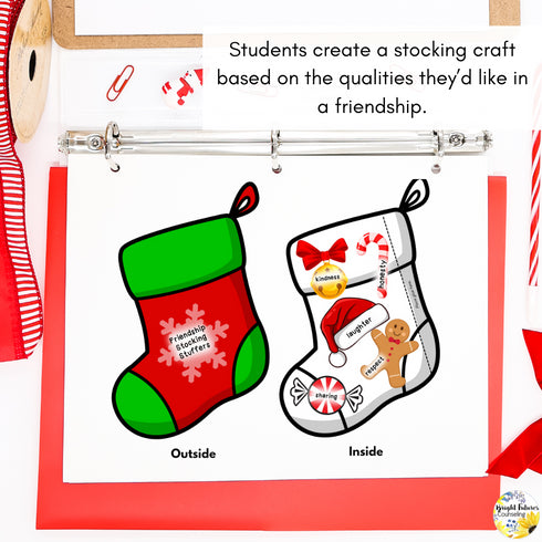 Christmas & Holiday Friendship Activities - Holiday Games & SEL Friendship Craft
