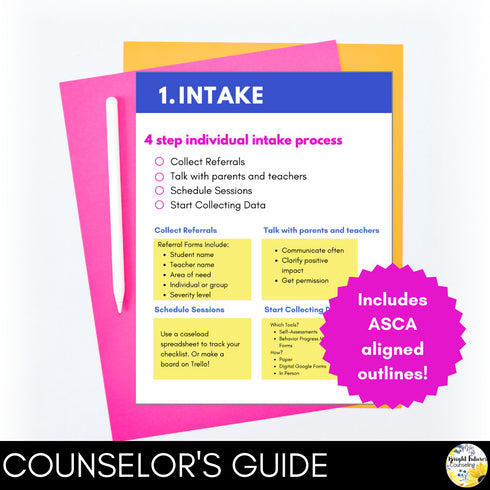Solution Focused Counseling Individual Curriculum + Data Tracking Tools
