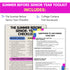 Summer before senior year toolkit includes a senior year checklist and college visit scorecard