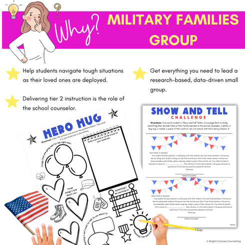 Military Child and Military Families Counseling Group - Military Kid Activities