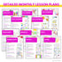Middle School Counseling Lesson Plans - Year Long Curriculum Map