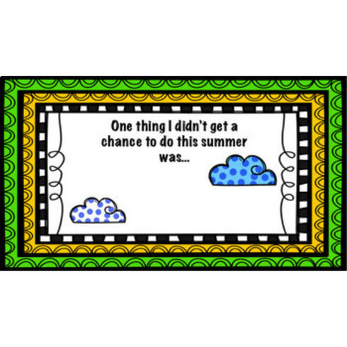 My Summer Reflection Book