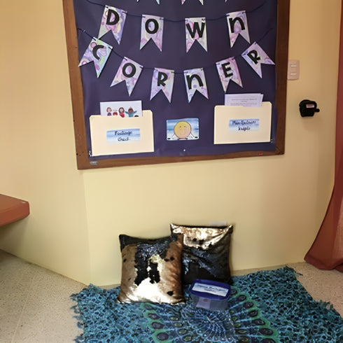 Calm Down Corner Bulletin Board Sign and Classroom Decor