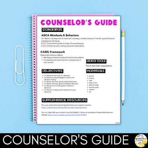 Responsibility Middle School Counseling Group: Taking Personal Responsibility