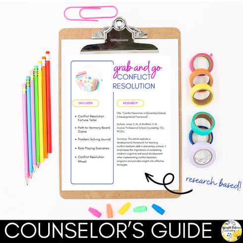 Conflict Resolution Activities - Elementary Conflict Resolution Situation Cards