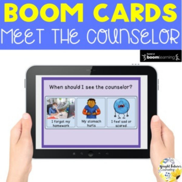 Meet the Counselor Boom Cards - Digital School Counseling Game