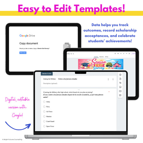 High School Counseling Senior Exit Survey - Tools for High School Counselors