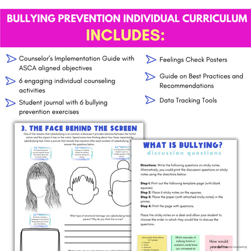 Bullying Prevention & Cyberbullying- Middle School Counseling