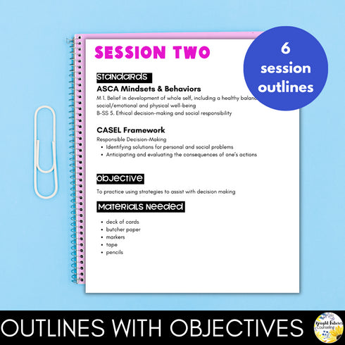 Responsibility Middle School Counseling Group: Taking Personal Responsibility