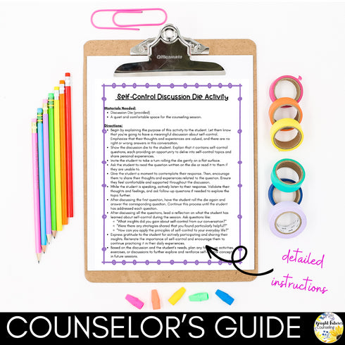 Self-Control Coping Skills Activities for Primary