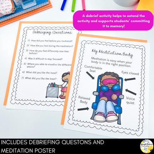 Mindfulness Meditations - 10 Calm Classroom Guided Meditations to Promote Focus