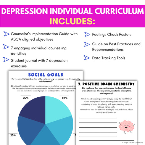 Depression Middle School Individual Counseling Curriculum