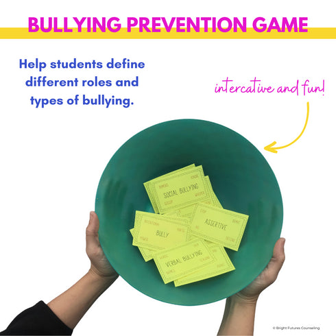 Bullying Prevention Game - Salad Bowl Charades School Counseling Game