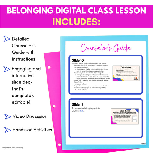 Belonging and Empathy Activities & Lesson to Teach Belonging