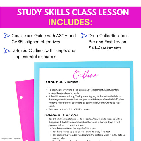 Middle School Study Skills Lesson - Study Skills Activities for Middle Schoolers
