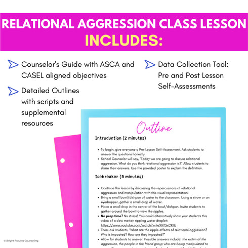 Relational Aggression Lesson for Middle School - Middle School Friendship Lesson