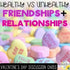 Healthy vs. Unhealthy Friendships and Relationships Valentine's Discussion Cards