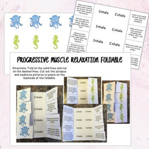 Progressive Muscle Relaxation - Foldable Calming Activity