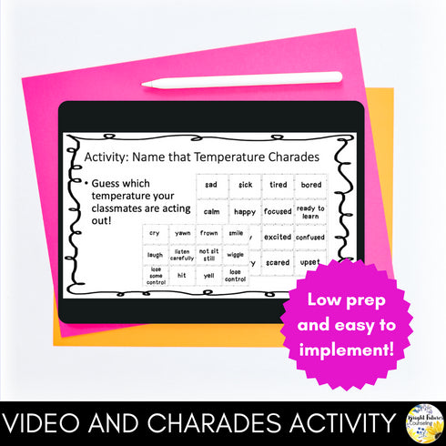 SELF-REGULATION Guidance Lesson - Editable Class Lesson