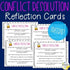 Conflict Resolution - Conflict Reflection Cards
