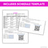 High School Counseling Schedule Change Toolkit - High School Schedule Template