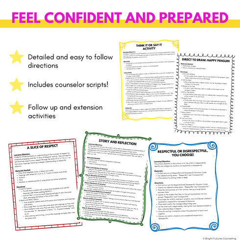 Following Directions & Respect Activities - Engaging Activities to Teach Respect