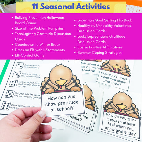 School Counseling Activities for the Year - Elementary Counseling Curriculum Map