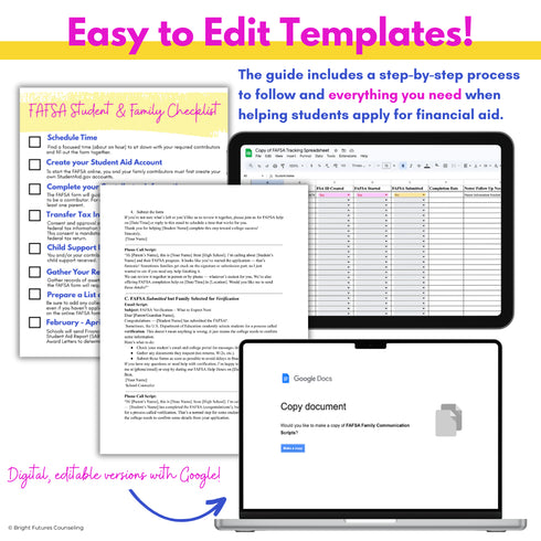 FAFSA & Financial Aid Toolkit for High School Counseling - FAFSA Application