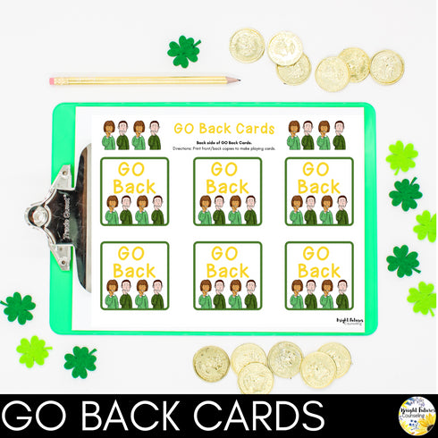 St. Patrick's Day Goal Setting Board Game - School Counseling Game