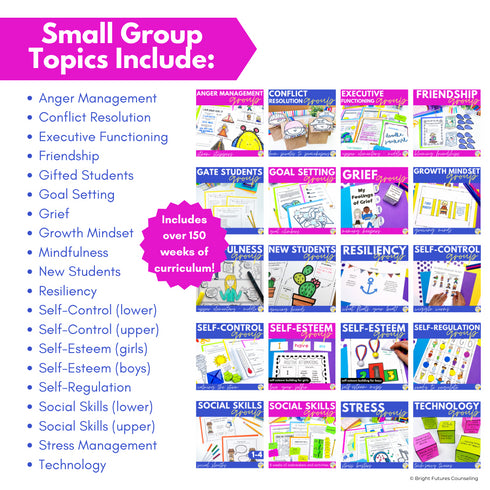 School Counseling Curriculum: 20 Research-based and Ready to Use Small Groups