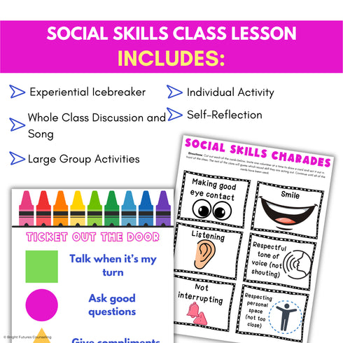 50% OFF for 48 HRS Social Skills Activities & Lesson - Conversing with Others Social Skills Games