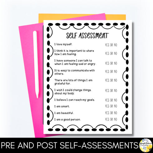 Self-Esteem Girls Counseling Group - Love Your Selfie Girls Confidence Group