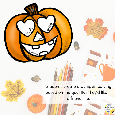 Fall Friendship Activities - Friendship Fall Festival Autumn Counseling Activity